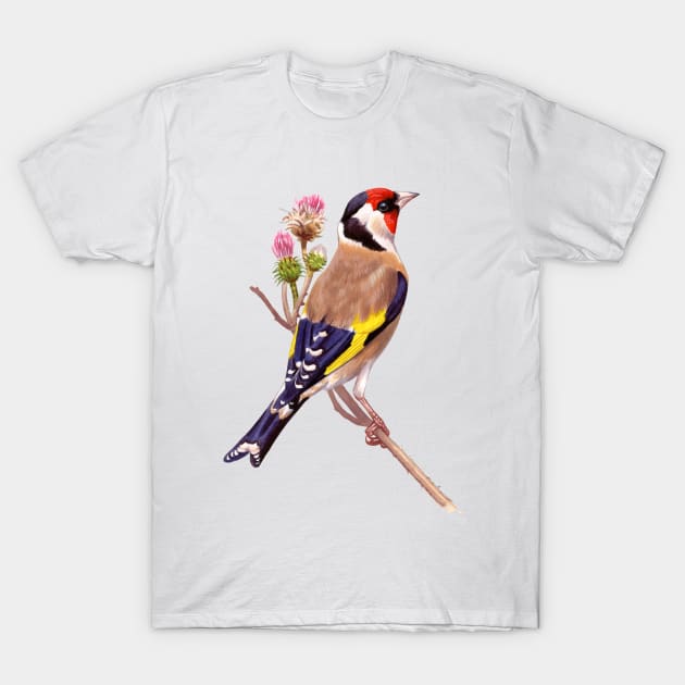 European Goldfinch T-Shirt by kokayart